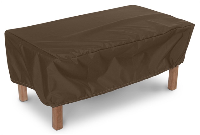 Koverroos 92550 Weathermax Ottoman-small Table Cover, Chocolate - 25 L X 19 W X 17 H In.