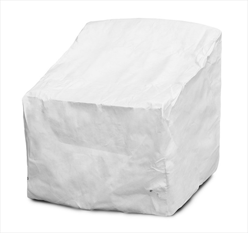 Koverroos 29522 Dupont Tyvek Deep Seating High-back Lounge Chair Cover, White - 39 W X 33 D X 38 H In.