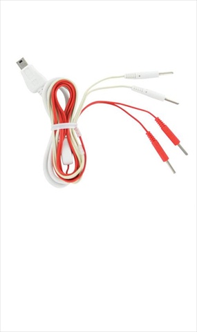 Lwlectrw Lectra 55 In. Mini - Usb Shaped Lead Wires Also Fits Duet, Duet, Quartet Units - Red, White