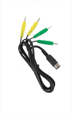Lwallgy Allstim 2nd Edition 48 In. 5 Pin Din Amphenol Lead Wire, 4 - Leads With Green, Yellow Pin Ends