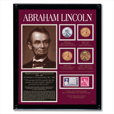 804 Lincoln Framed Tribute Collection