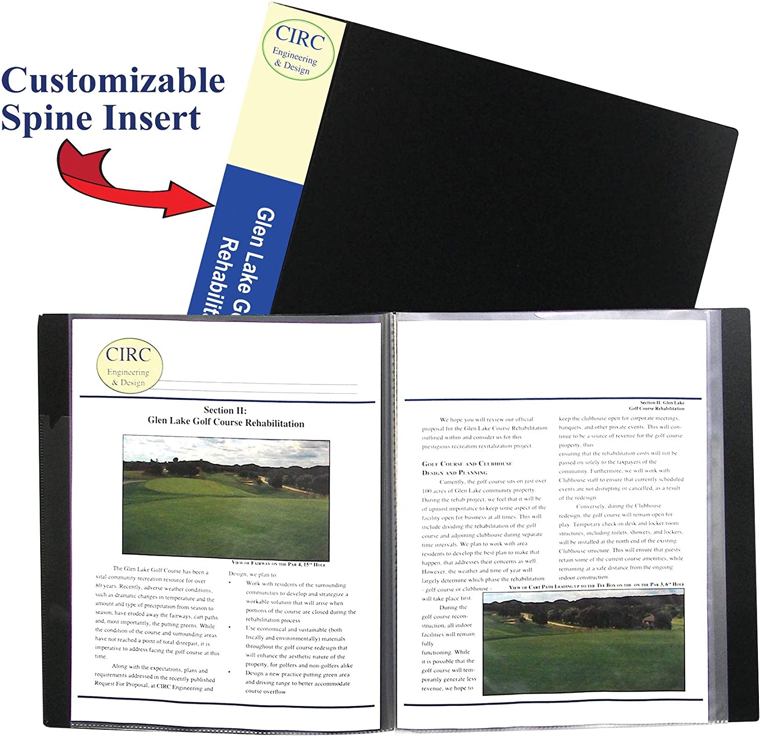 C-line Products 33240bndl4ea 24-pocket Bound Sheet Protector Presentation Book Black - Set Of 4 Books
