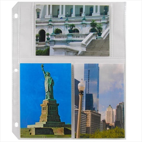 C-line Products 41346bndl2bx 4 X 6 Multiview Photo Holders Clear 11 .332 X 9 3-16 50-bx - Set Of 2 Bx