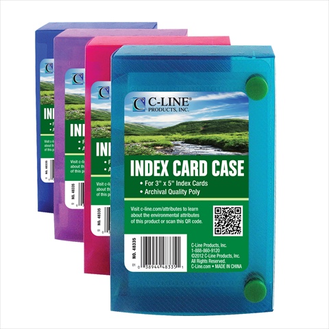 C Line Products Inc Index Cards