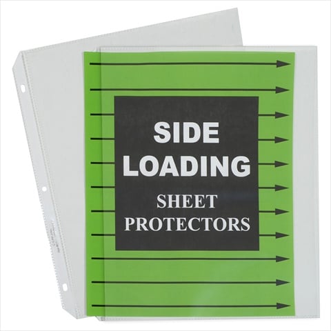 C-line Products 62313bndl2bx Side Loading Polypropylene Sheet Protector Clear 11 X 8 .5 50-bx - Set Of 2 Bx