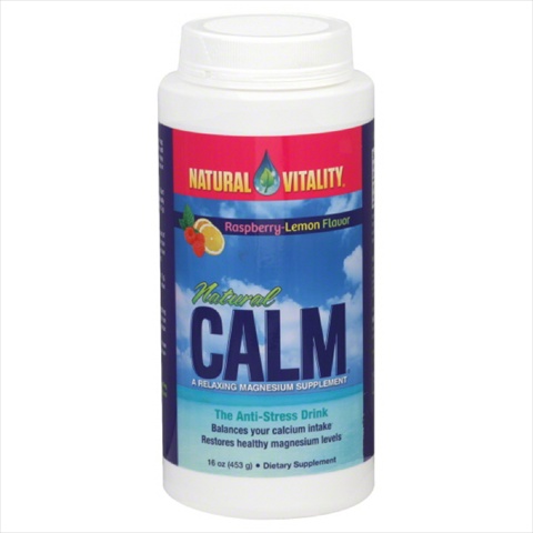 Natural Vitality Vitamin Calm Rspbry Lmn-16 Oz -pack Of 1