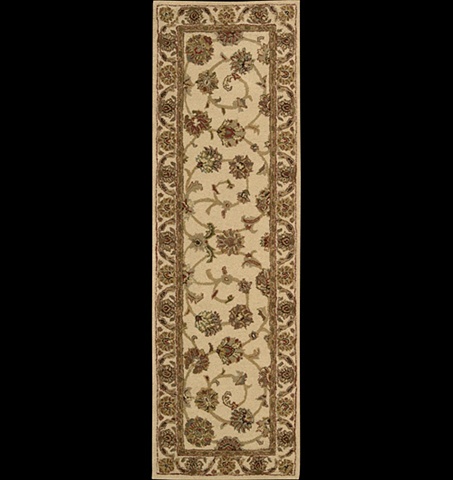 41511 India House Area Rug Collection Ivory 2 Ft 3 In. X 7 Ft 6 In. Runner
