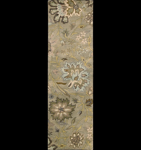 11268 Jaipur Area Rug Collection Silver 2 Ft 4 In. X 8 Ft Runner