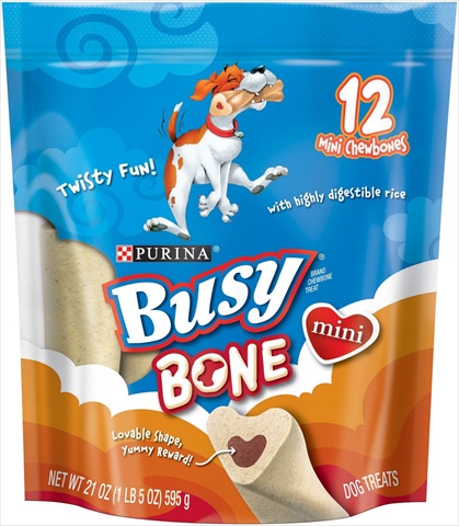 381056 Busy Bone Mini Pouch 4-21 Oz. Pack Of 4
