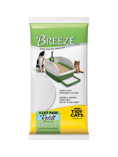 702092 Tidycts Breeze Cat Pad 10-cs Pack Of 10