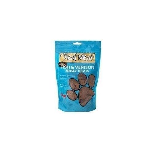 Real Meat 828034 Cpn Dog Jerky Fish-ven 8 Oz.