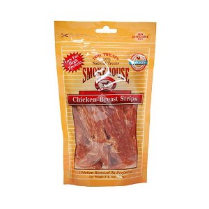 Smoke House Pet Products 785014 Chicken Tenders 4 Oz. Pch