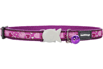 Cc-bz-pu-sm Cat Collar Design Breezy Love Purple