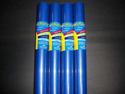 80083 Fade Resistant Art Rolls Dark Blue 48 In. X 12 Ft. 4 Pack
