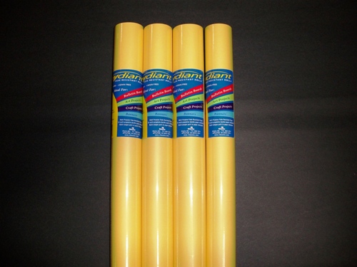 80183 Fade Resistant Art Rolls Light Yellow 48 In. X 12 Ft. 4 Pack