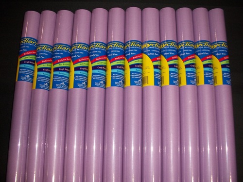 80176 Fade Resistant Art Rolls Lilac 36 In. X 30 Ft. 12 Pack