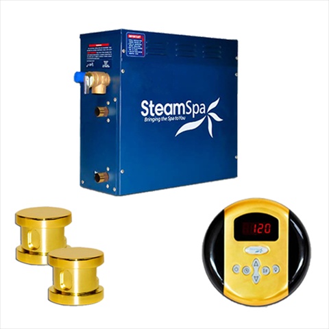 Oa1200gd Oasis Package For 12kw Steam Generators; Polished Brass