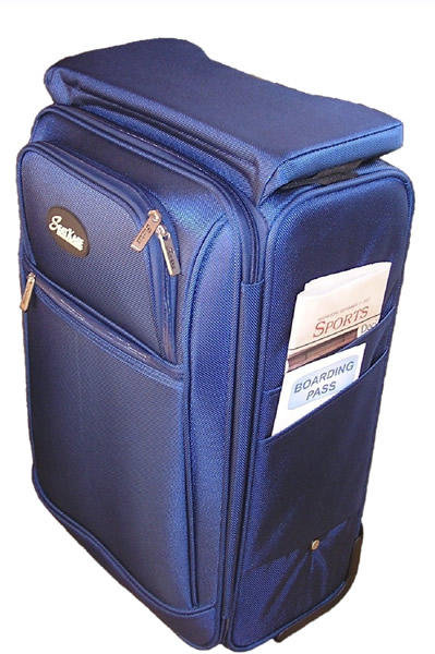Sk-blu 23 In. Carry-on Luggage, Blue