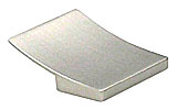 8-1041003235 Curved Square Pull 32mm Satin Nickel