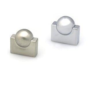 Z40680160067 Knob With Center Ball 16mm Stainless Steel Look
