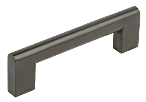 Z01121280010 Flat Edge Pull, Brushed Oil Rubbed Bronze, 128 Mm