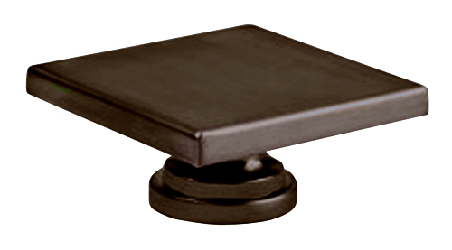 P2050rbs Large Square Knob Brushed Oil Rubbed Bronze