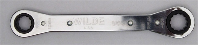 Wilde Tool 866/bb Metric Ratchet Box Wrench 15mm X 17mm, Bulk Box