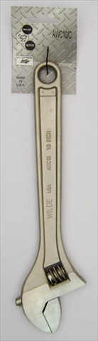 Wilde Tool Awc6/cs 6 Adjustable Wrench-plated Carded