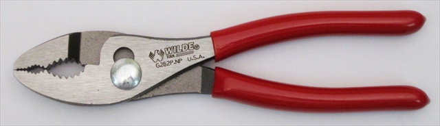 Wilde Tool G262p.np/cc 6 .5 Slip Joint Pliers-polished-clam Card