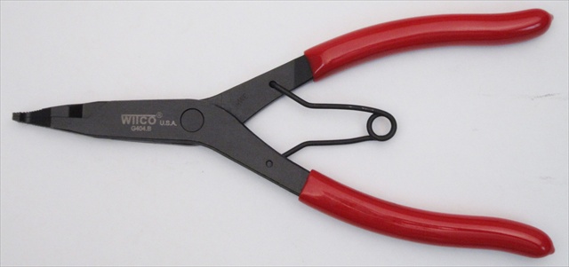Wilde Tool G404p.b/cs 9 Angle Tip Lock Ring Pliers-polished Black Oxide Carded