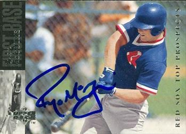 37476 Ryan Mcguire Autographed Baseball Card Boston Red Sox 1994 Upper Deck No. 16
