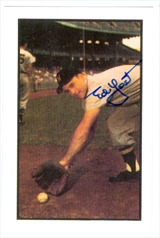 37848 Ed Yost Autographed Baseball Card Washington Senators 1983 Bghli Reprint No. 116 67
