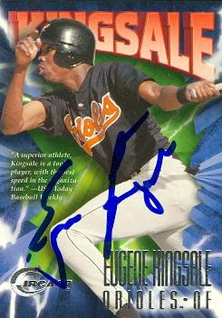 50823 Eugene Kingsale Autographed Baseball Card Baltimore Orioles 1997 Circa No .223