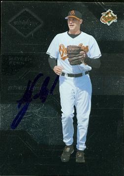 50842 Hayden Penn Autographed Baseball Card Baltimore Orioles 2005 Leaf Limited No .176