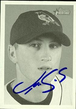 51132 Josh Towers Autographed Baseball Card Baltimore Orioles 2001 Bowman Heritage No .108