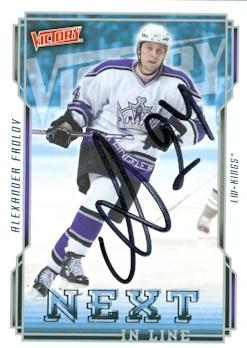 56331 Alexander Frolov Autographed Hockey Card Los Angeles Kings 2006 Ud Victory No .Nl25