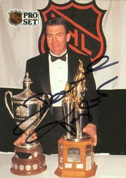 56393 Dave Taylor Autographed Hockey Card Los Angeles Kings 1991 Pro Set No .325