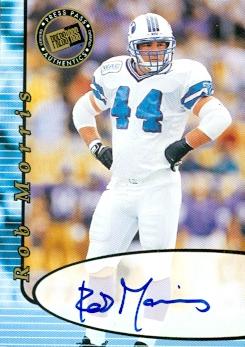 62279 Rob Morris Autographed Football Card Brigham Young 2000 Press Pass Rookie