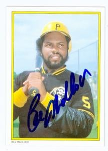 63066 Bill Madlock Autographed Baseball Card Pittsburgh Pirates 1983 Topps All Star Set No. 26