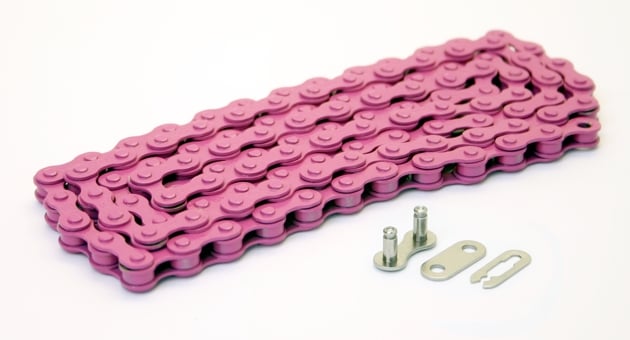 BC1218CM Bicycle Chain Magenta 0.5 x 0.12 in.