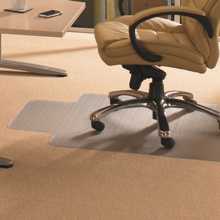 Eco4860lp 100 Percentage Post Consumer Recycled Rectangular Lipped Chair Mat For Hard Floors 48 X 60 In.