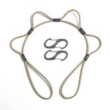 LoopRope 3LRT-C-C 3 ft. Tie Down Strap TAN in Clamshell with Carabiner Clips LoopRope 3LRT-C-C 3 ft. Tie Down Strap TAN in Clamshell with Carabiner Clips