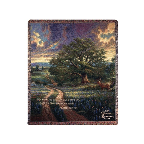 Manual Woodworkers And Weavers Atclvv Country Living With Verse Tapestry Throw Blanket Fashionable Jacquard Woven 50 X 60 In.