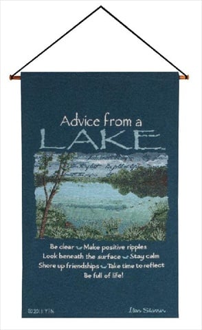 Manual Woodworkers And Weavers Hwalak Advice From A Lake Tapestry Wall Hanging Vertical 17 X 26 In.