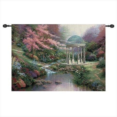 Manual Woodworkers And Weavers Hwgpsy Pools Of Serenity Tapestry Wall Hanging Horizontal 70 X 50 In.