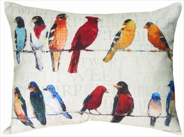 Manual Woodworkers And Weavers Shxusp Usual Suspects Climaweave Pillow Digitally Printed 24 X 18 In.