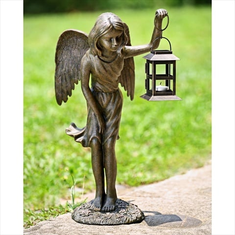 33604 Angel Girl Garden Lantern