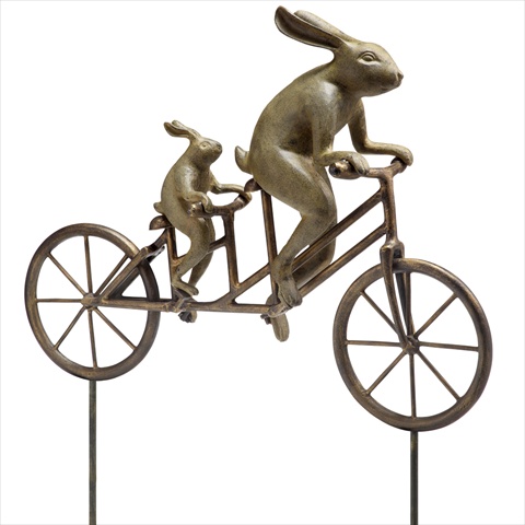 33862 Tandem Bicycle Bunnies Garden