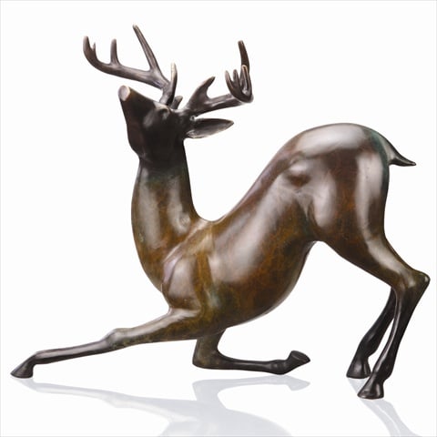 80162 Contemporary Deer Sculpture