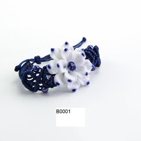 B0001 Blue Rose Bracelet